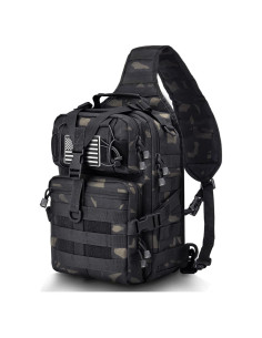 Bolsa de Bandolera Táctica HAOMUK EDC Compacta 24x16x35cm