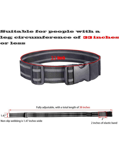 Correa de pierna táctica ONE WVW PIN 90cm ajustable