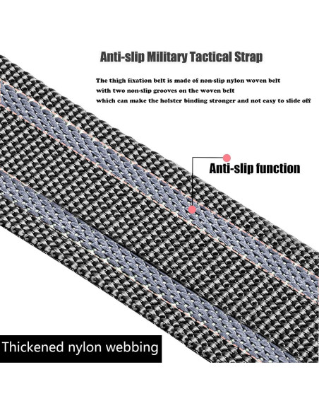 Correa de pierna táctica ONE WVW PIN 90cm ajustable
