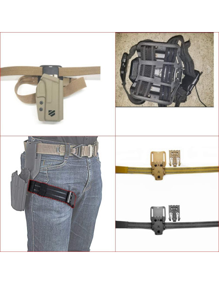 Correa de pierna táctica ONE WVW PIN 90cm ajustable