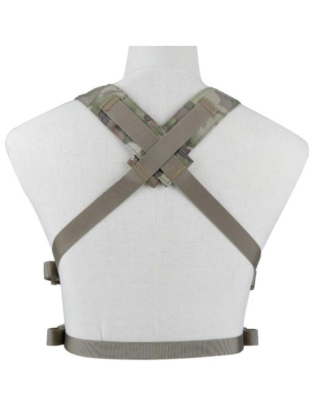 Arnés Táctico Huenco con Mochila MOLLE y Bolsillos