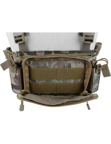 Arnés Táctico Huenco con Mochila MOLLE y Bolsillos