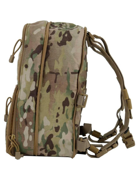 Arnés Táctico Huenco con Mochila MOLLE y Bolsillos