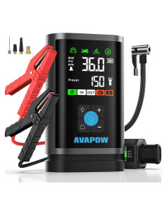 Arrancador de Batería AVAPOW JP3 con Compresor 3000A