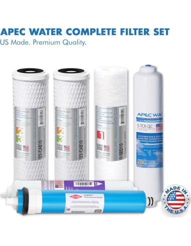Sistema de Filtro de Agua APEC RO-PH90 6 Etapas Alcalino 90 GPD