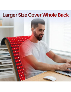 Almohadilla Terapia Luz Roja Comfytemp XL 60x43cm 320 LEDs 2