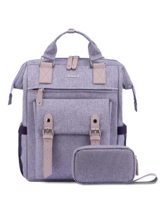 Mochila LOVEVOOK 15.6" Morado para Laptop y Viaje