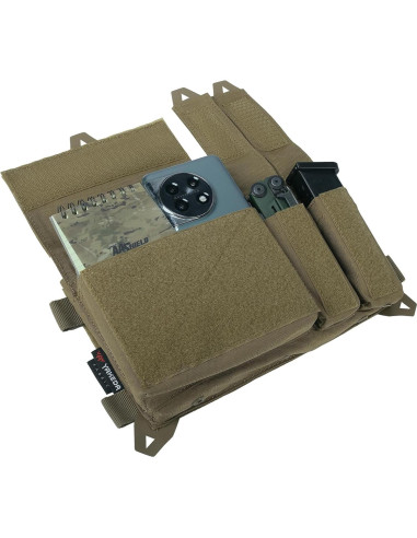 Porta Revistas Táctico YAKEDA Triple con Hebillas UTX