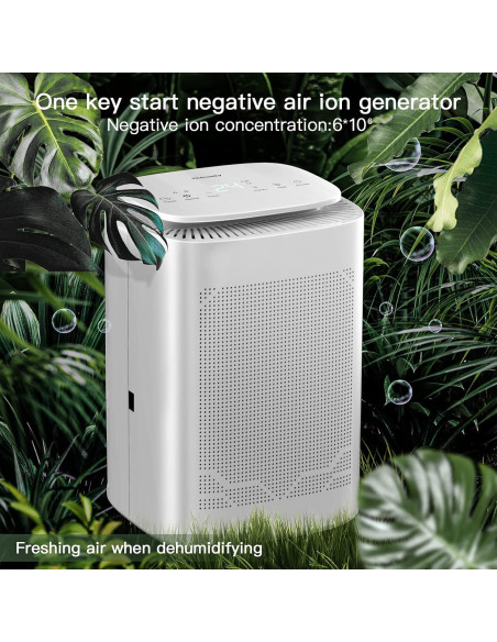 Deshumidificador THECOSKY DH16 con Filtro HEPA y 1600ml
