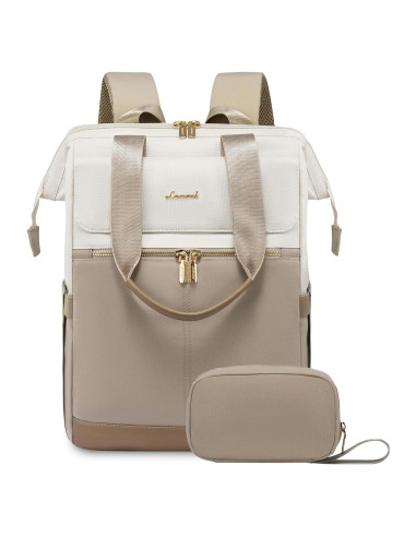 Mochila LOVEVOOK para Laptop 15.6" Beige-Khaki USB