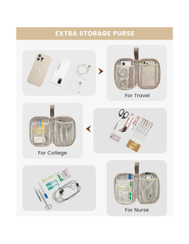 Mochila LOVEVOOK para Laptop 15.6" Beige-Khaki USB