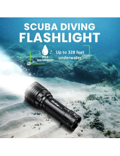 Linterna de Buceo Wurkkos DL30 3600 Lúmenes IPX8 100m 2