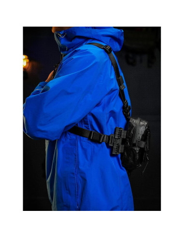 Correa de Pecho TACTICAL GEEK TGBelt7 Nylon Ajustable Negro