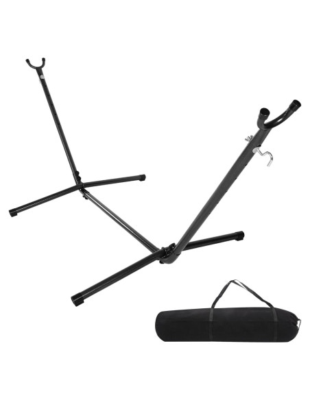 Estand de Hamaca ONCLOUD 274 cm Ajustable Soporte Negro