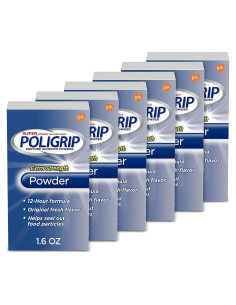 Super Poligrip Adhesivo en Polvo para Dentaduras - Pack 6