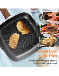 Juego de Ollas y Sartenes 17 PZS DishDelight Antiadherente 2