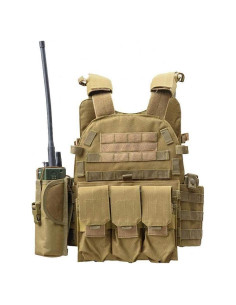 Chaleco Táctico Swat Airsoft Paintball Ajustable Molle