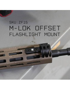Soporte para Linterna Monstrum M-LOK 1 pulgada 45 grados 2