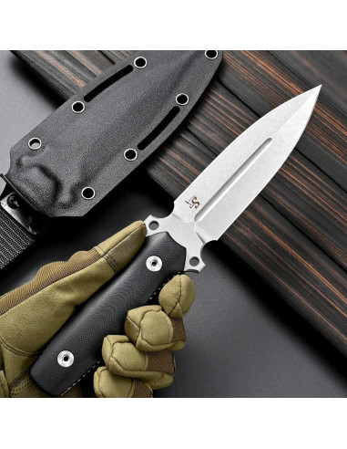 Cuchillo Fijo Sitivien ST17 Acero Sleipner Mango G10