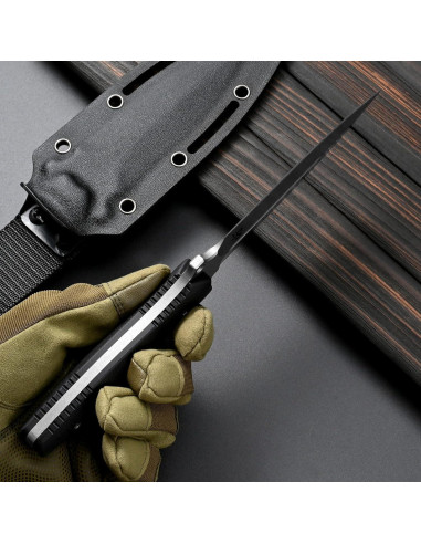 Cuchillo Fijo Sitivien ST17 Acero Sleipner Mango G10