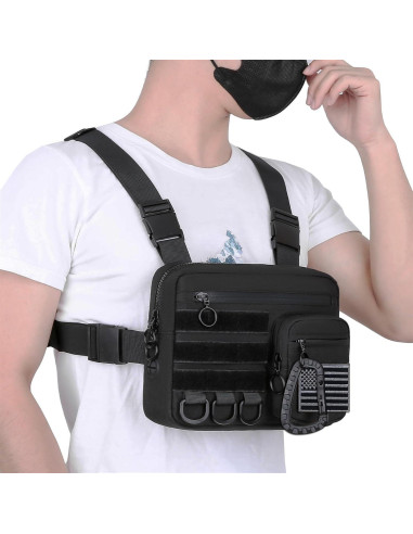 Bolsa de Pecho Táctica Muserise MU03 Resistente al Agua