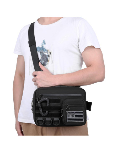 Bolsa de Pecho Táctica Muserise MU03 Resistente al Agua