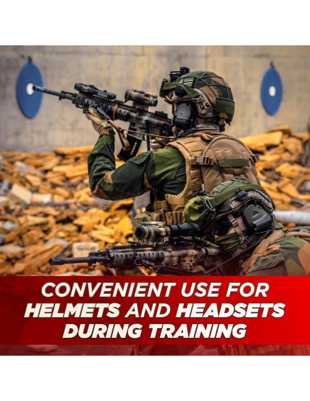 Adaptador de riel Arc Tesorrio Peltor Comtac Táctico Negro