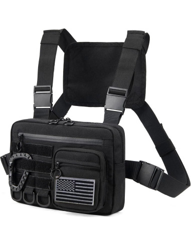Bolsa de Pecho Táctica Muserise MU03 Resistente al Agua