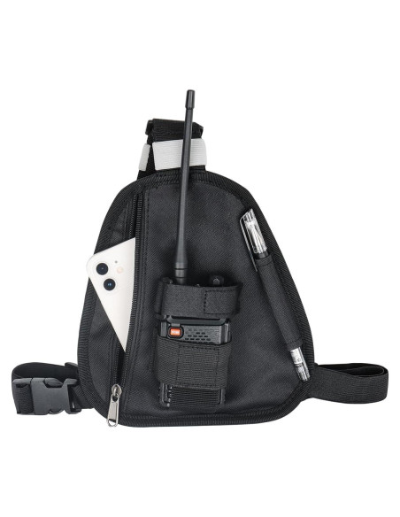 Chaleco Táctico Universal Airiton Nylon Ajustable Negro