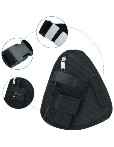 Chaleco Táctico Universal Airiton Nylon Ajustable Negro