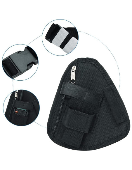 Chaleco Táctico Universal Airiton Nylon Ajustable Negro