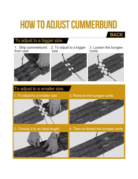 Chaleco Táctico OneTigris Doom Ajustable MOLLE para Hombres