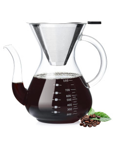 Cafetera de Goteo Irrompible Y1-418 1006 ml Doble Filtro