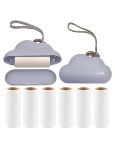 Rodillo de Pelusa Reutilizable LUCKLOCK Azul 210 Hojas