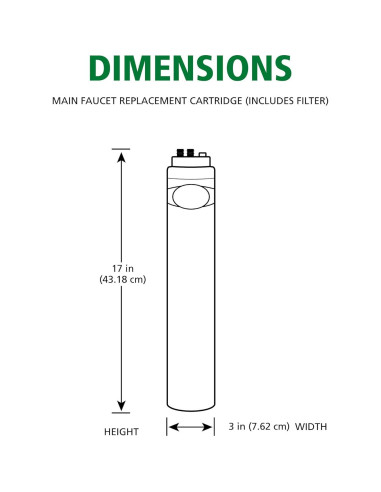 Filtro de Agua AO Smith AO-MF-ADV-R Claryum 99% Contaminantes