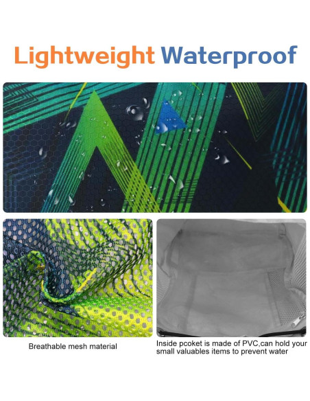 Mochila de Malla RHCPFOVR para Natación - 30x15x46cm