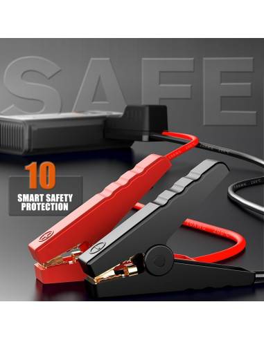 Arrancador de Salto Dyeetic D16 5000A 12V con Luz LED