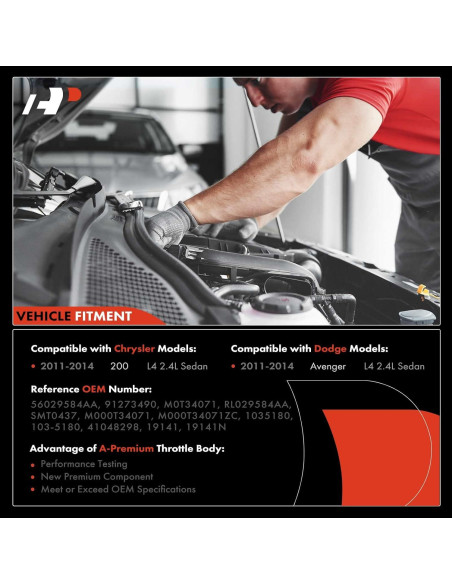 Motor de arranque A-Premium Chrysler 200 2011-2014 1.2KW