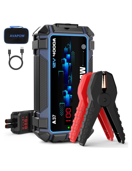 Arrancador de Batería AVAPOW A27 4000A 12V IP65