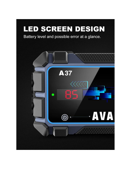 Arrancador de Batería AVAPOW A27 4000A 12V IP65