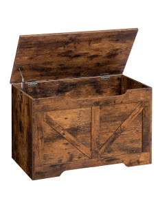 Banco de Almacenamiento HOOBRO Cofre Madera 220L 99.79kg