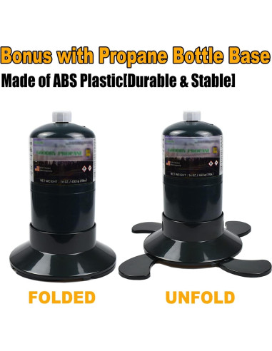 Estufa de Propano Portátil RANDDER 10,000 BTU Camping