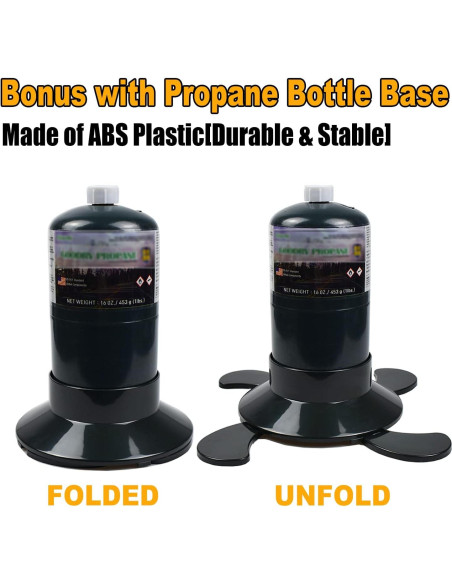 Estufa de Propano Portátil RANDDER 10,000 BTU Camping