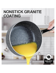 Set de Cacerolas MICHELANGELO 3 Piezas Antiadherentes 2