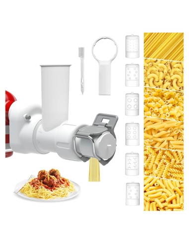 Accesorio para hacer pasta ZACME 6 formas para KitchenAid
