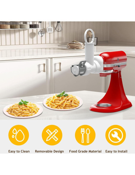 Accesorio para hacer pasta ZACME 6 formas para KitchenAid