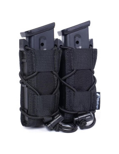 Funda Doble Cargador 9mm Hbskyan Nylon Táctica MOLLE