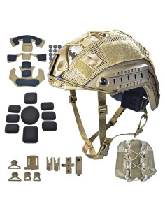 Casco Táctico Hdlsina PJ Ajustable para Airsoft y Paintball