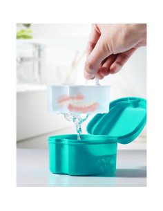 Estuche para Dentaduras JMU 2pcs con Filtro y Taza 2