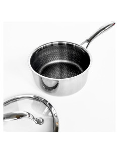 Cacerola Cooksy 1.5L Acero Inoxidable Antiadherente